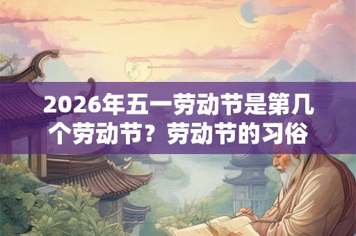 2026年五一劳动节是第几个劳动节？劳动节的习俗