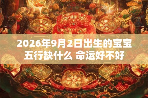 2026年9月2日出生的宝宝五行缺什么 命运好不好