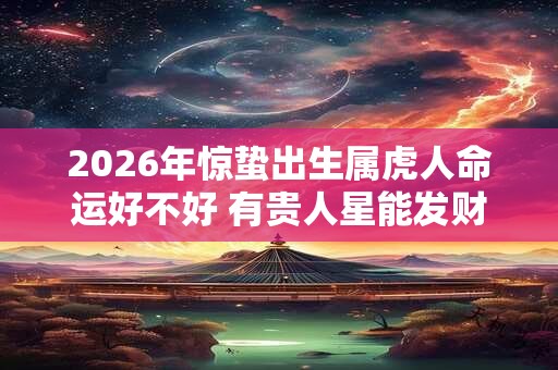 2026年惊蛰出生属虎人命运好不好 有贵人星能发财