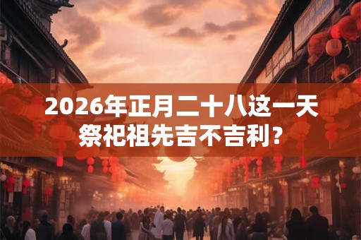 2026年正月二十八这一天祭祀祖先吉不吉利? 2026年正月二十八这一天祭祀祖先吉不吉利?