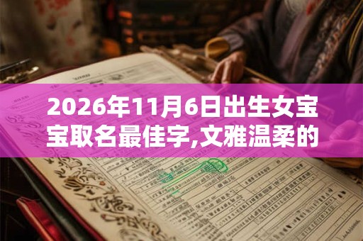 2026年11月6日出生女宝宝取名最佳字,文雅温柔的名字