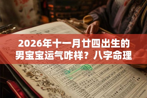 2026年十一月廿四出生的男宝宝运气咋样？八字命理详解