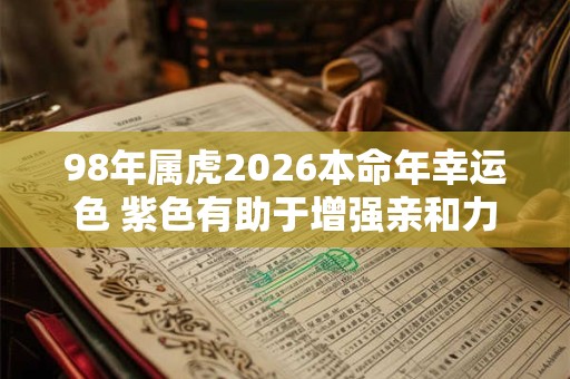98年属虎2026本命年幸运色 紫色有助于增强亲和力 98年属虎2026本命年幸运色 紫色有助于增强亲和力