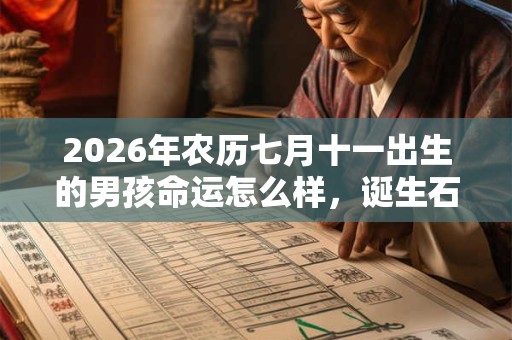 2026年农历七月十一出生的男孩命运怎么样,诞生石是什么? 2026年农历七月十一出生的男孩命运怎么样,诞生石是什么?