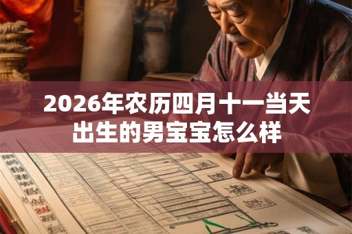 2026年农历四月十一当天出生的男宝宝怎么样
