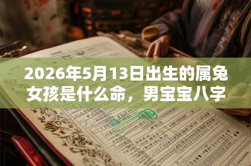 2026年5月13日出生的属兔女孩是什么命，男宝宝八字命运分析
