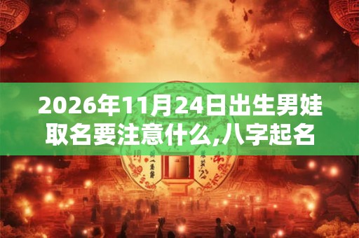 2026年11月24日出生男娃取名要注意什么,八字起名