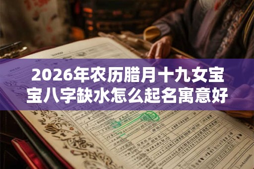 2026年农历腊月十九女宝宝八字缺水怎么起名寓意好？