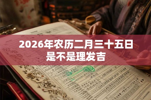 2026年农历二月三十五日是不是理发吉 2026年农历二月三十五日是不是理发吉