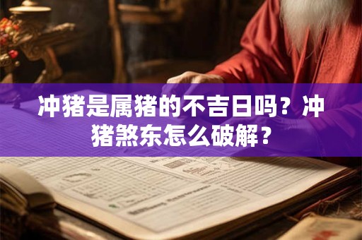 冲猪是属猪的不吉日吗？冲猪煞东怎么破解？