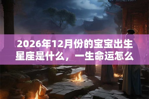 2026年12月份的宝宝出生星座是什么，一生命运怎么样？