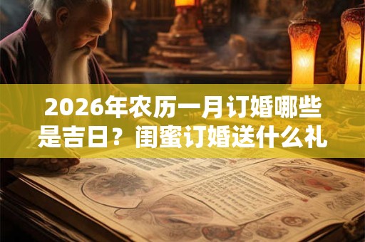 2026年农历一月订婚哪些是吉日？闺蜜订婚送什么礼
