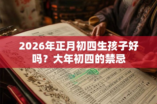 2026年正月初四生孩子好吗？大年初四的禁忌
