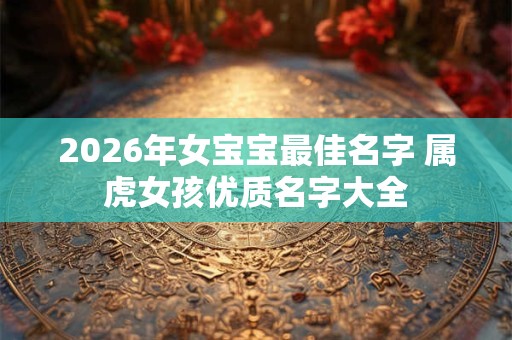 2026年女宝宝最佳名字 属虎女孩优质名字大全