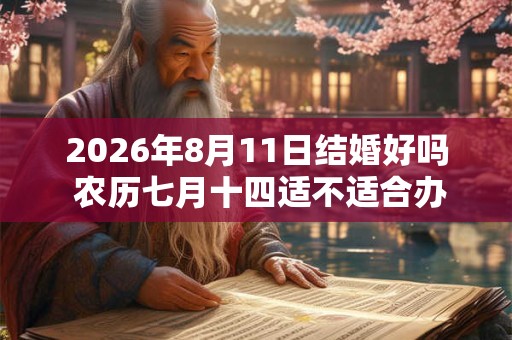 2026年8月11日结婚好吗 农历七月十四适不适合办酒席
