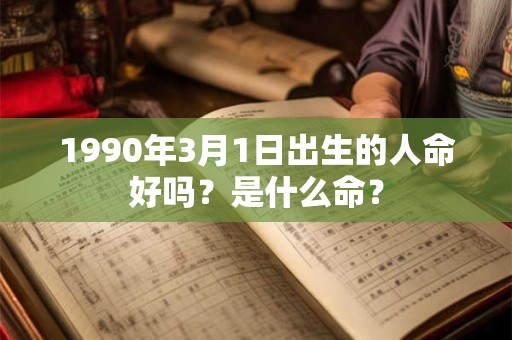1990年3月1日出生的人命好吗？是什么命？