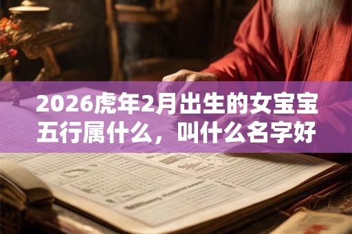 2026虎年2月出生的女宝宝五行属什么,叫什么名字好运? 2026虎年2月出生的女宝宝五行属什么,叫什么名字好运?