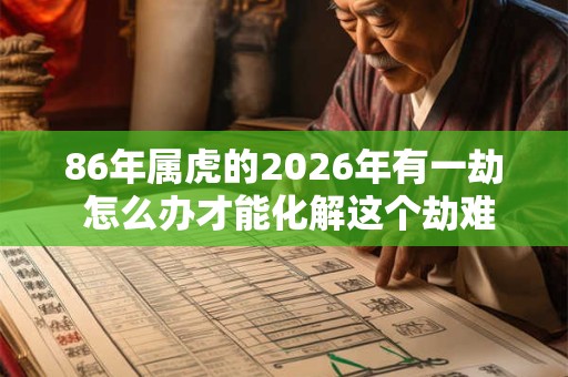 86年属虎的2026年有一劫 怎么办才能化解这个劫难