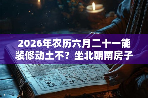 2026年农历六月二十一能装修动土不?坐北朝南房子的吉位 2026年农历六月二十一能装修动土不?坐北朝南房子的吉位