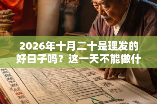 2026年十月二十是理发的好日子吗？这一天不能做什么