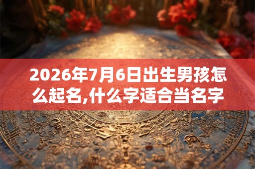 2026年7月6日出生男孩怎么起名,什么字适合当名字 2026年7月6日出生男孩怎么起名,什么字适合当名字