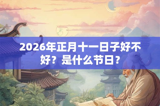 2026年正月十一日子好不好？是什么节日？