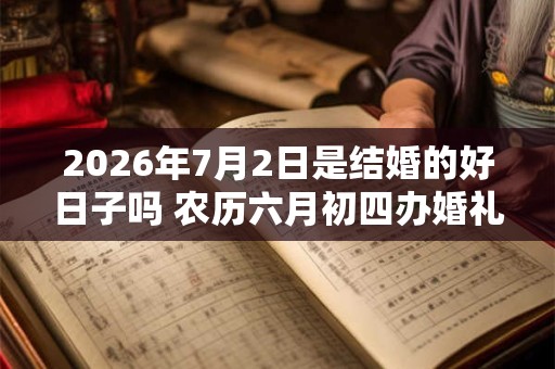 2026年7月2日是结婚的好日子吗 农历六月初四办婚礼怎么样 2026年7月2日是结婚的好日子吗 农历六月初四办婚礼怎么样