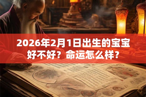 2026年2月1日出生的宝宝好不好?命运怎么样? 2026年2月1日出生的宝宝好不好?命运怎么样?