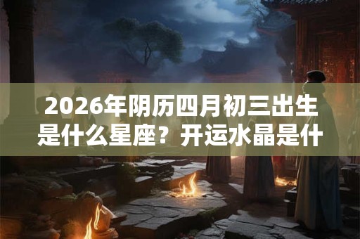 2026年阴历四月初三出生是什么星座?开运水晶是什么? 2026年阴历四月初三出生是什么星座?开运水晶是什么?