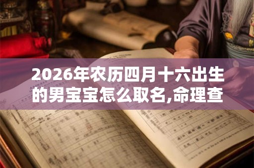 2026年农历四月十六出生的男宝宝怎么取名,命理查询 2026年农历四月十六出生的男宝宝怎么取名,命理查询