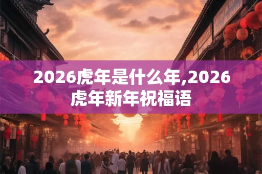 2026虎年是什么年,2026虎年新年祝福语