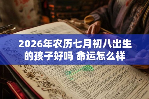 2026年农历七月初八出生的孩子好吗 命运怎么样