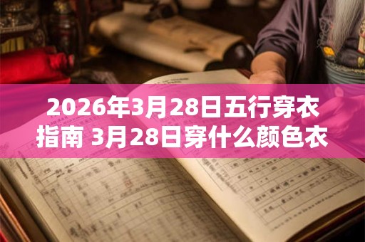 2026年3月28日五行穿衣指南 3月28日穿什么颜色衣服