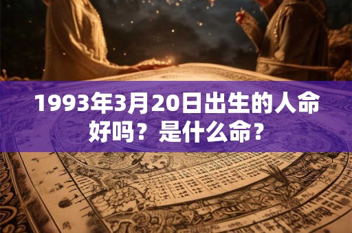 1993年3月20日出生的人命好吗？是什么命？