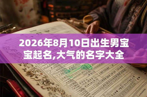 2026年8月10日出生男宝宝起名,大气的名字大全 2026年8月10日出生男宝宝起名,大气的名字大全