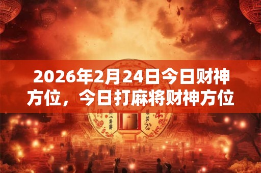 2026年2月24日今日财神方位，今日打麻将财神方位一览表
