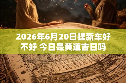 2026年6月20日提新车好不好 今日是黄道吉日吗