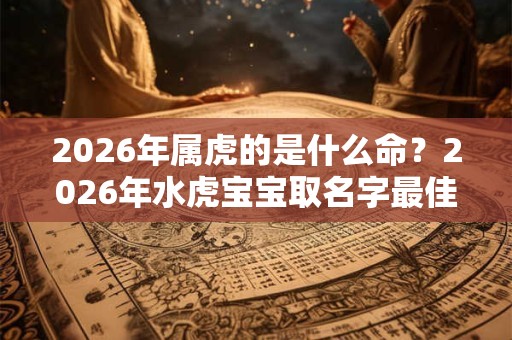 2026年属虎的是什么命?2026年水虎宝宝取名字最佳字 2026年属虎的是什么命?2026年水虎宝宝取名字最佳字
