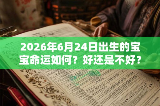 2026年6月24日出生的宝宝命运如何？好还是不好？