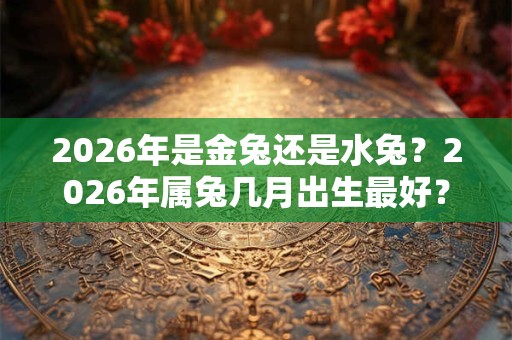 2026年是金兔还是水兔？2026年属兔几月出生最好？