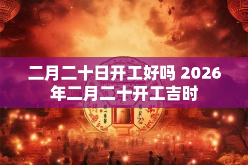 二月二十日开工好吗 2026年二月二十开工吉时 二月二十日开工好吗 2026年二月二十开工吉时