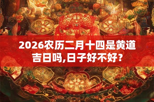 2026农历二月十四是黄道吉日吗,日子好不好？