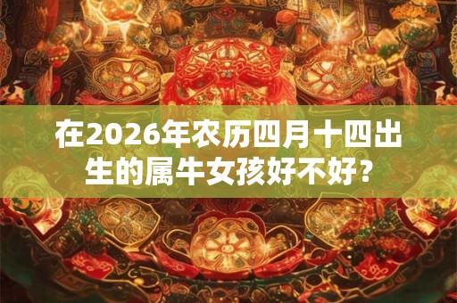 在2026年农历四月十四出生的属牛女孩好不好？