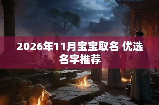 2026年11月宝宝取名 优选名字推荐