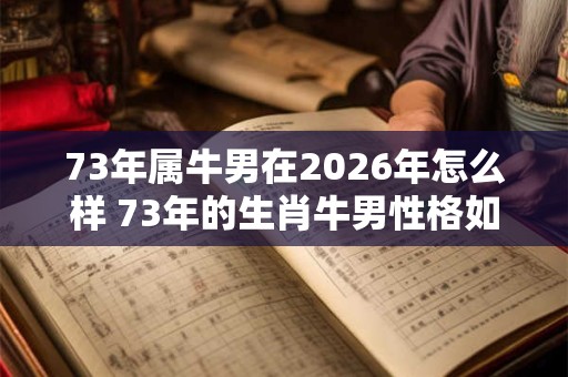 73年属牛男在2026年怎么样 73年的生肖牛男性格如何