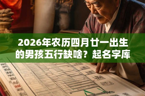2026年农历四月廿一出生的男孩五行缺啥？起名字库分享
