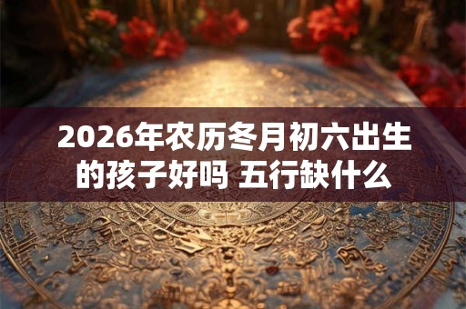 2026年农历冬月初六出生的孩子好吗 五行缺什么