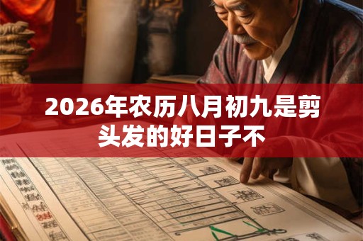 2026年农历八月初九是剪头发的好日子不