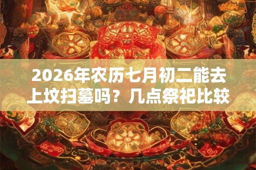 2026年农历七月初二能去上坟扫墓吗？几点祭祀比较好？
