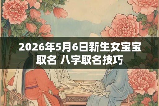 2026年5月6日新生女宝宝取名 八字取名技巧